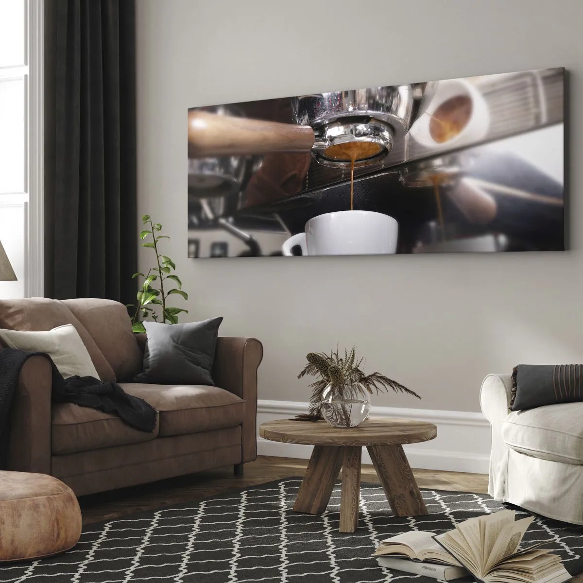 Schilderen op canvas - Goede tijd van de dag - 100x40 cm