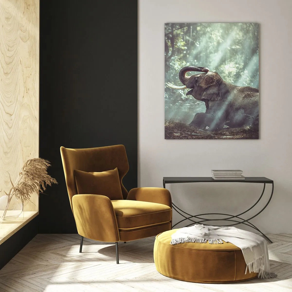 Schilderen op glas - En luister hier eens naar... - 80x120 cm