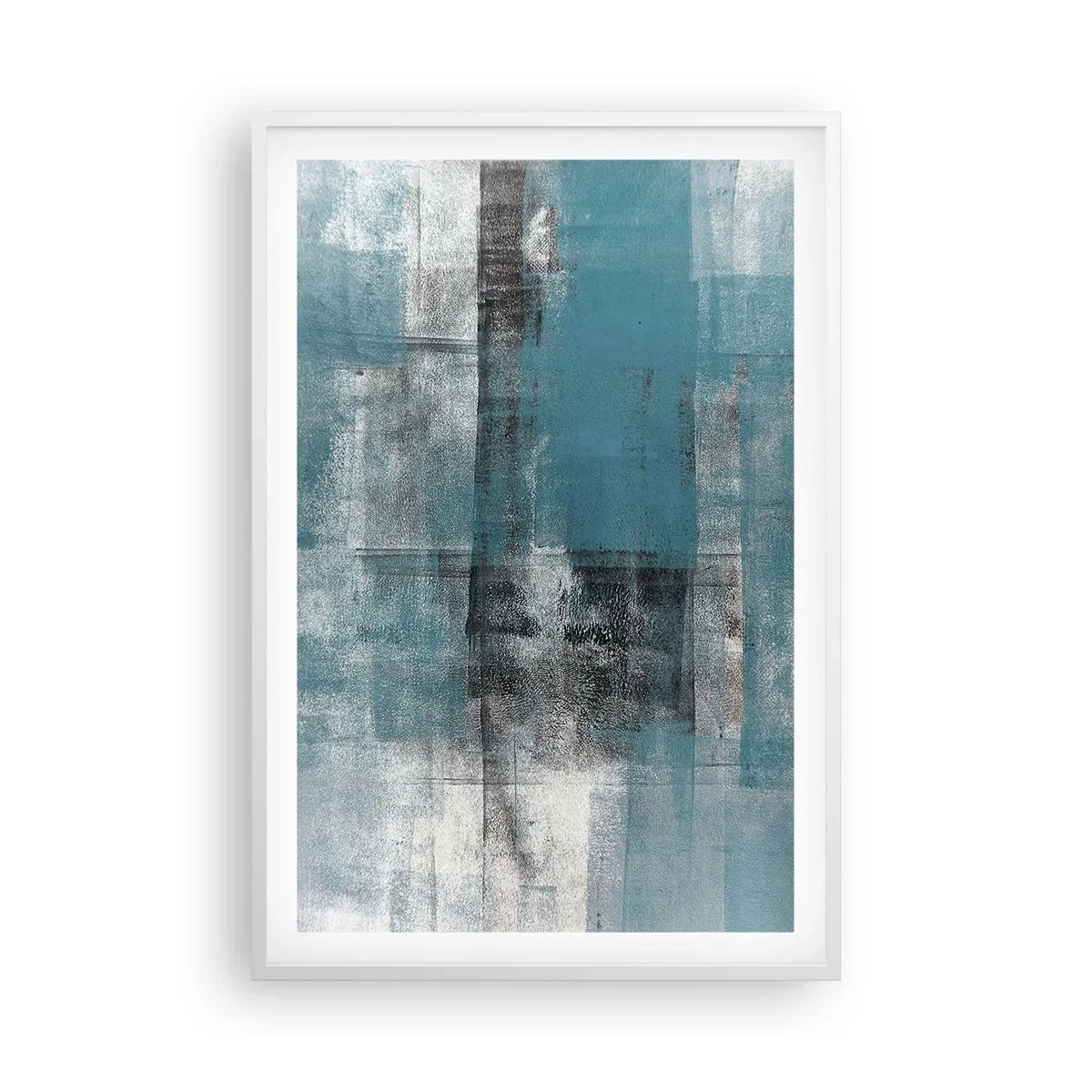 Poster in een witte lijst - Water en lucht - 61x91 cm