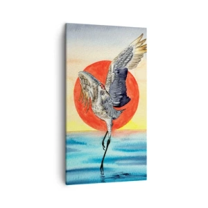 Schilderen op canvas - Het is tijd om terug te gaan - 45x80 cm