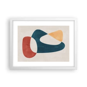 Poster in een witte lijst - Invloeden en metamorfoses - 40x30 cm