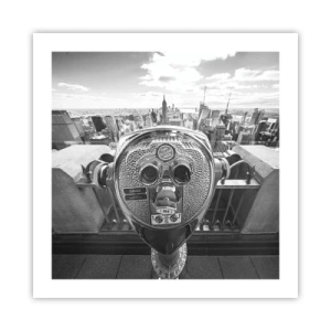 Poster - Stad boven de steden - 50x50 cm