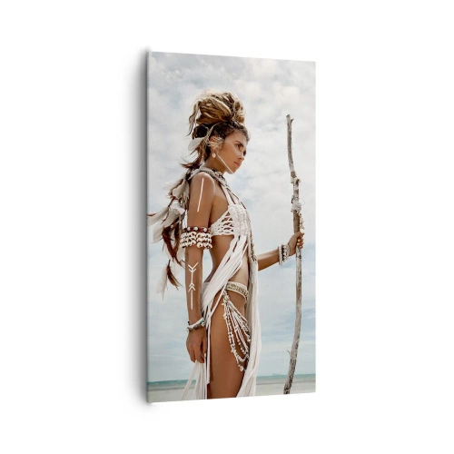 Schilderen op canvas - Koningin van de tropen - 65x120 cm
