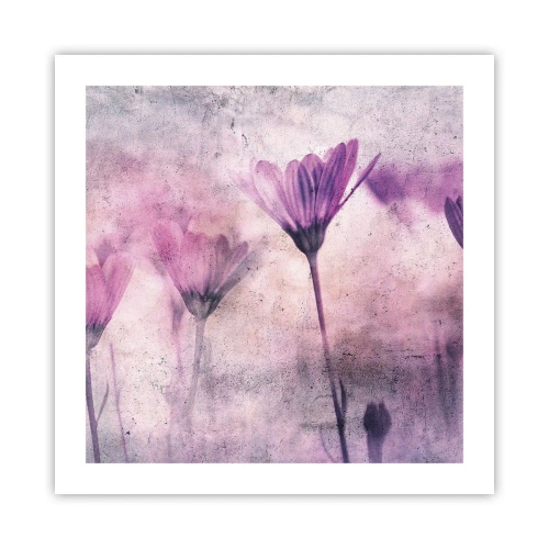 Poster - Een droom van bloemen - 50x50 cm