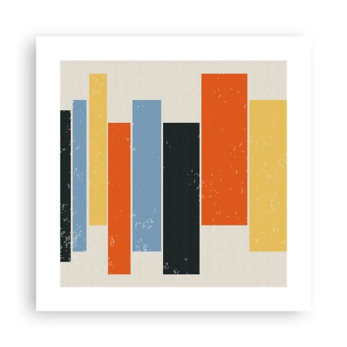 Poster - Muzieknotatie - 40x40 cm