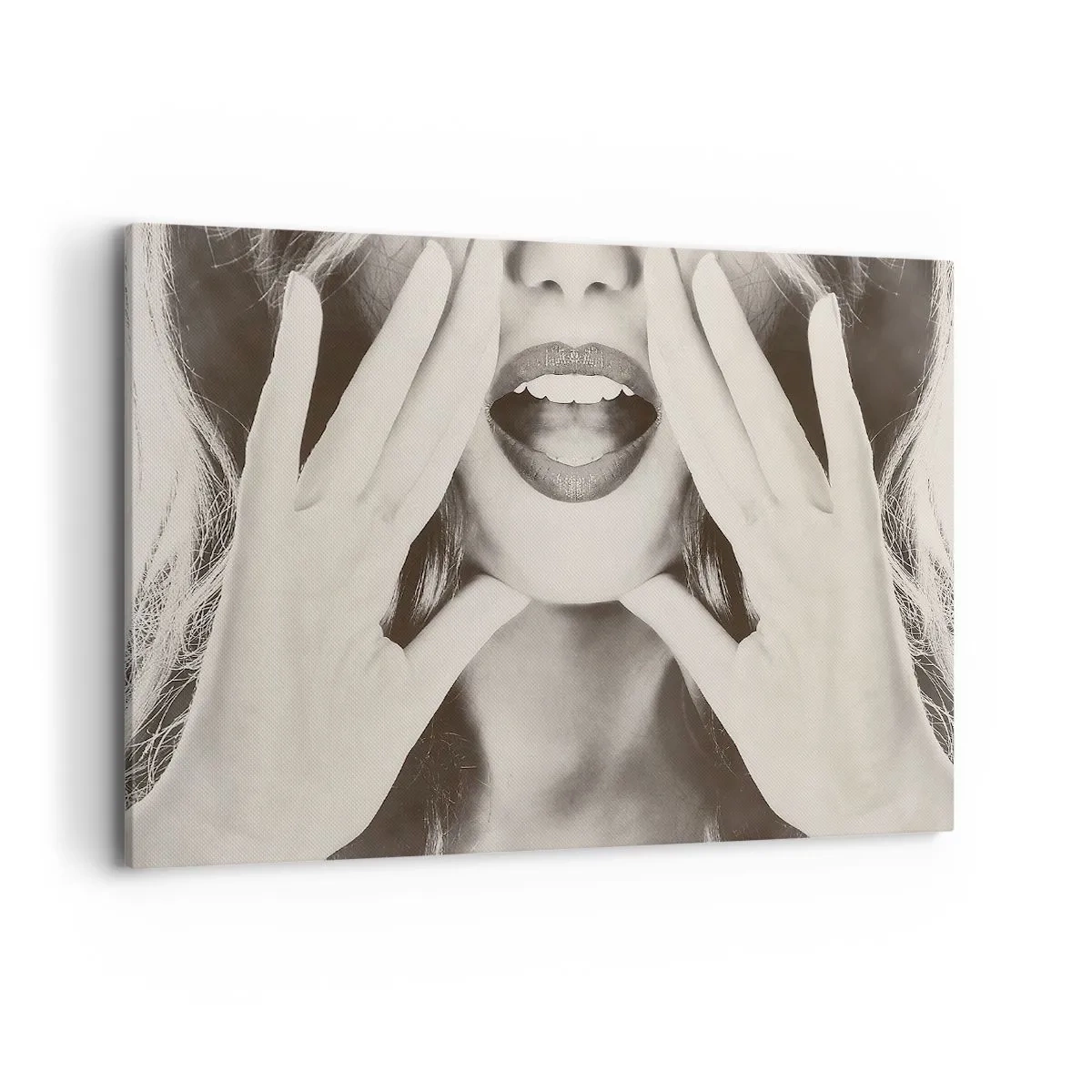 Schilderen op canvas - Ik kom al! - 120x80 cm