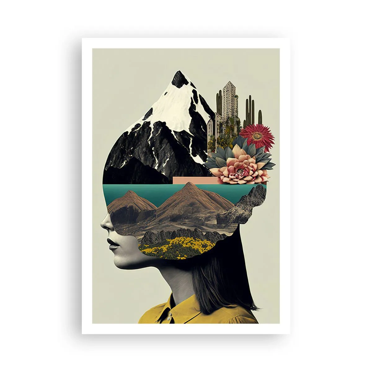 Poster - Vrouw – altijd een mysterie - 70x100 cm