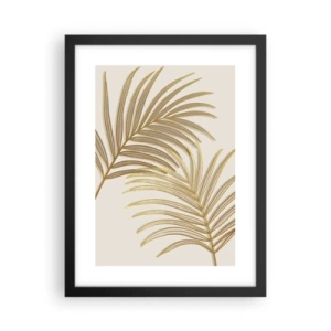 Poster in een zwarte lijst - Gouden Palm! - 30x40 cm