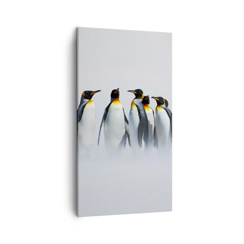 Schilderen op canvas - Ontmoeting in avondjurken - 45x80 cm