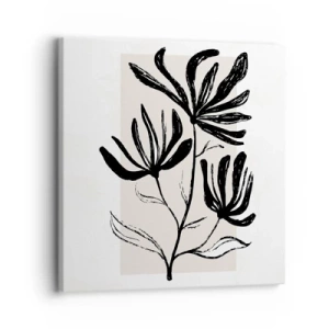 Schilderen op canvas - Schets voor het herbarium - 30x30 cm