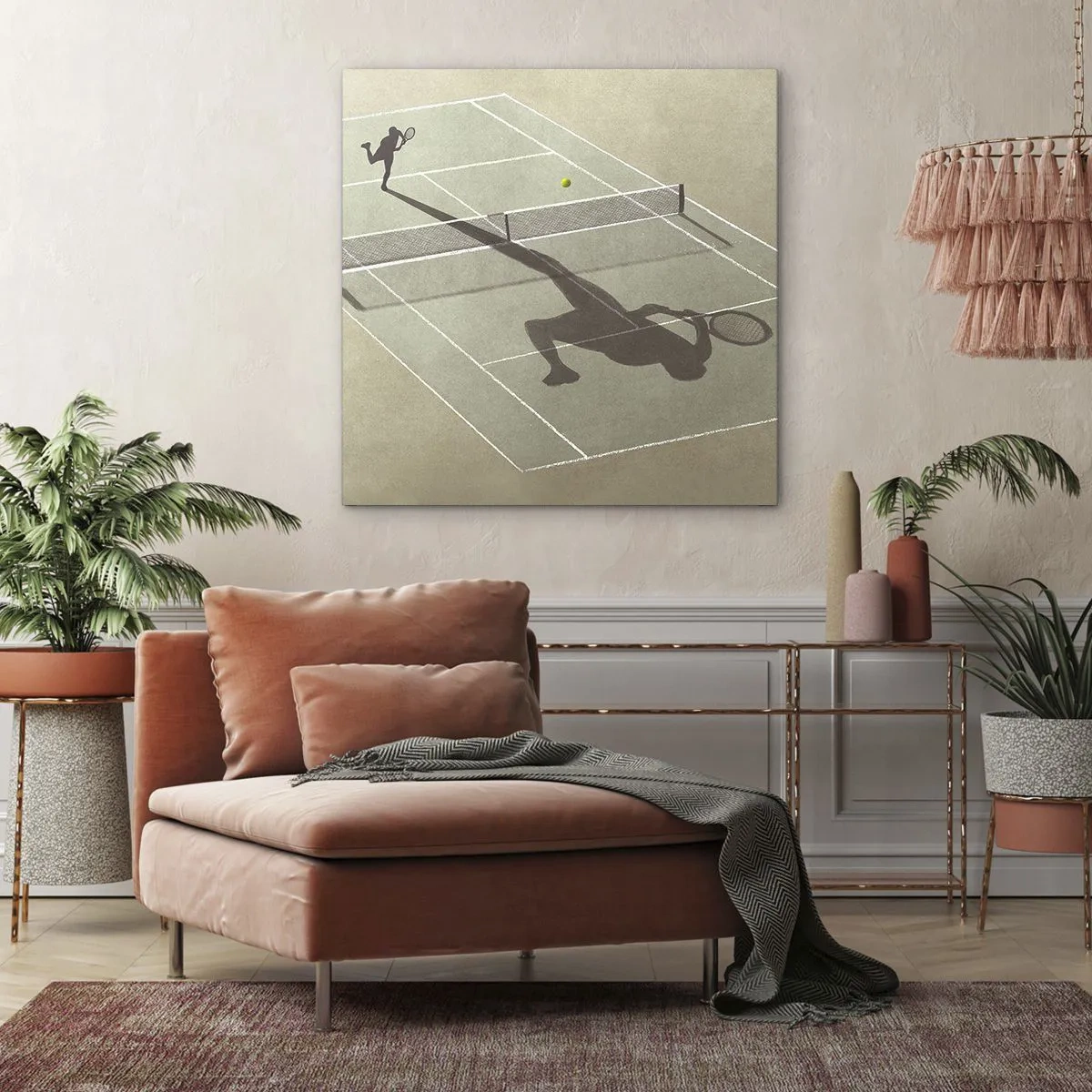 Schilderen op canvas - Jezelf overwinnen - 60x60 cm