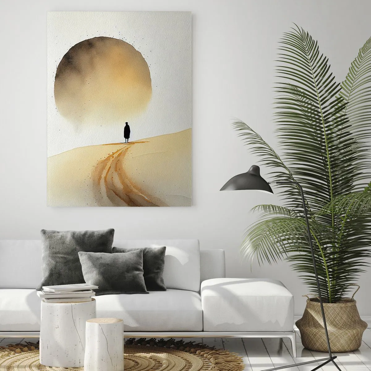 Schilderen op glas - Altijd verlangen - 80x120 cm