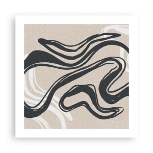 Poster - Expressie vermenigvuldigd - 50x50 cm