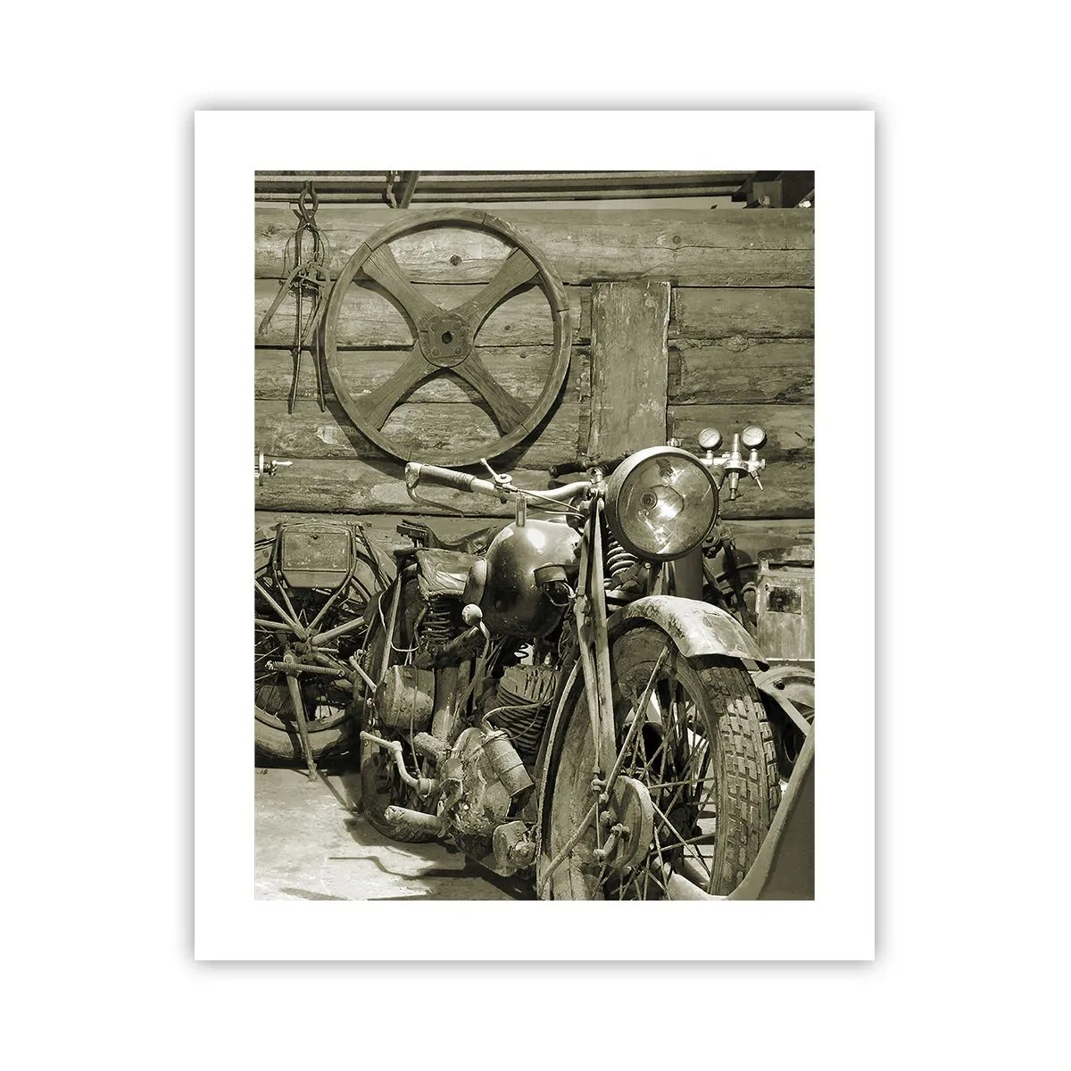 Poster - In de schuur van oom Władek - 40x50 cm