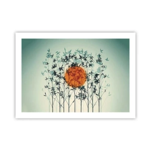 Poster - Japanse zon - 70x50 cm