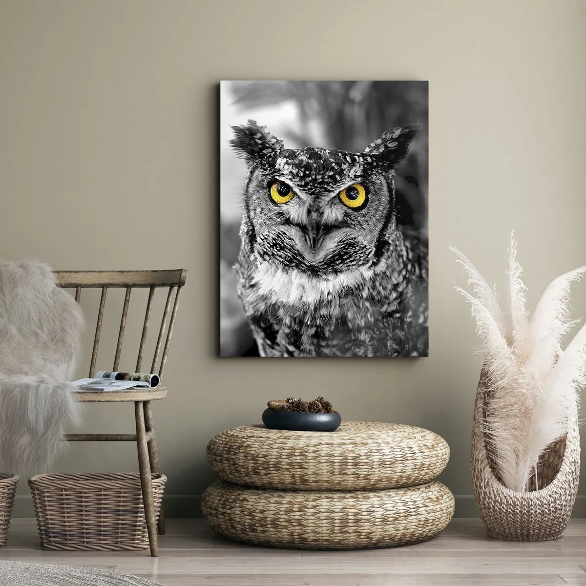 Schilderen op canvas - Niets zal zich verbergen - 50x70 cm