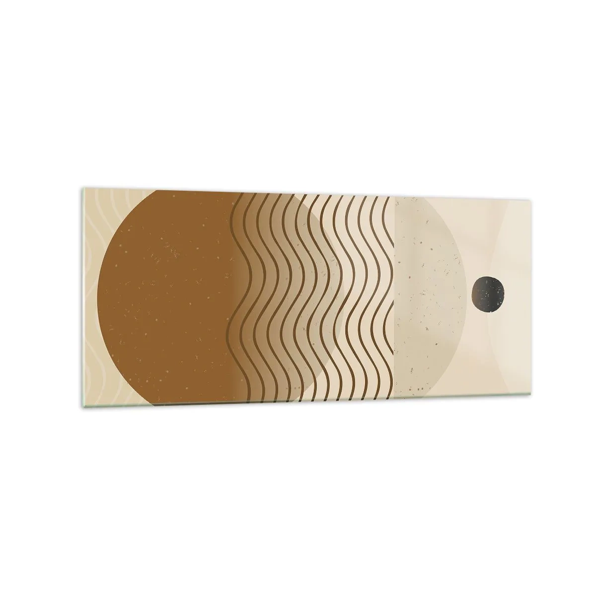 Schilderen op glas - Over de oorsprong van geometrische figuren - 120x50 cm