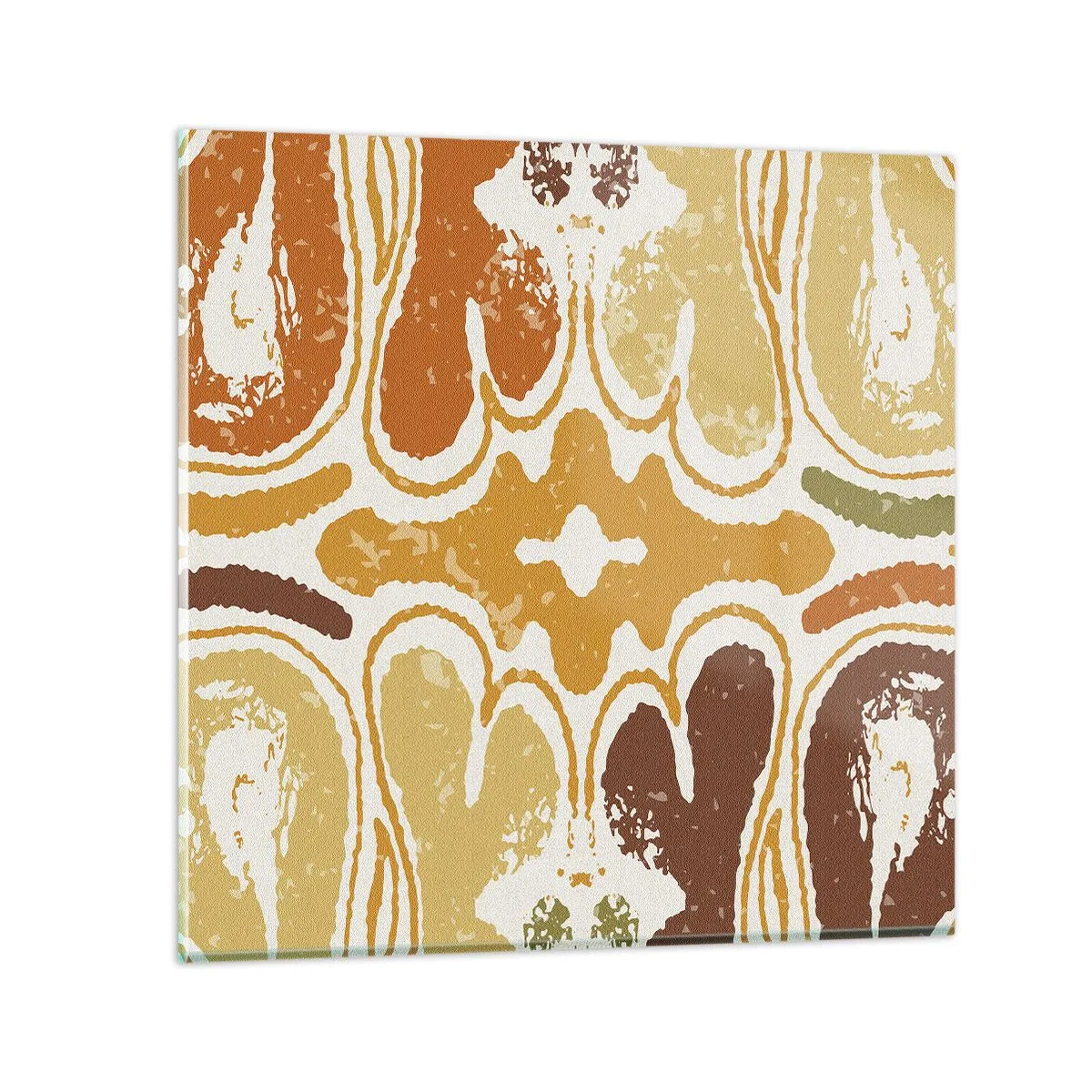 Schilderen op glas - Sentimentele abstractie - 60x60 cm