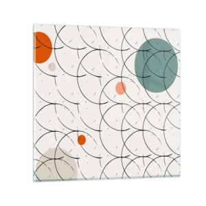 Schilderen op glas - In de pop-art-sfeer - 70x70 cm
