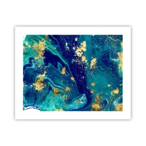 Poster - De bloemblaadjes van de zon - 50x40 cm