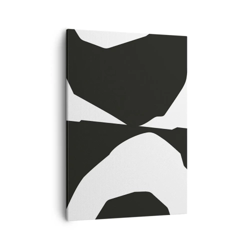 Schilderen op canvas - Positief – negatief - 50x70 cm