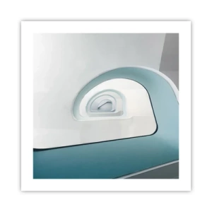 Poster - Naar de bodem van de blauwe - 50x50 cm