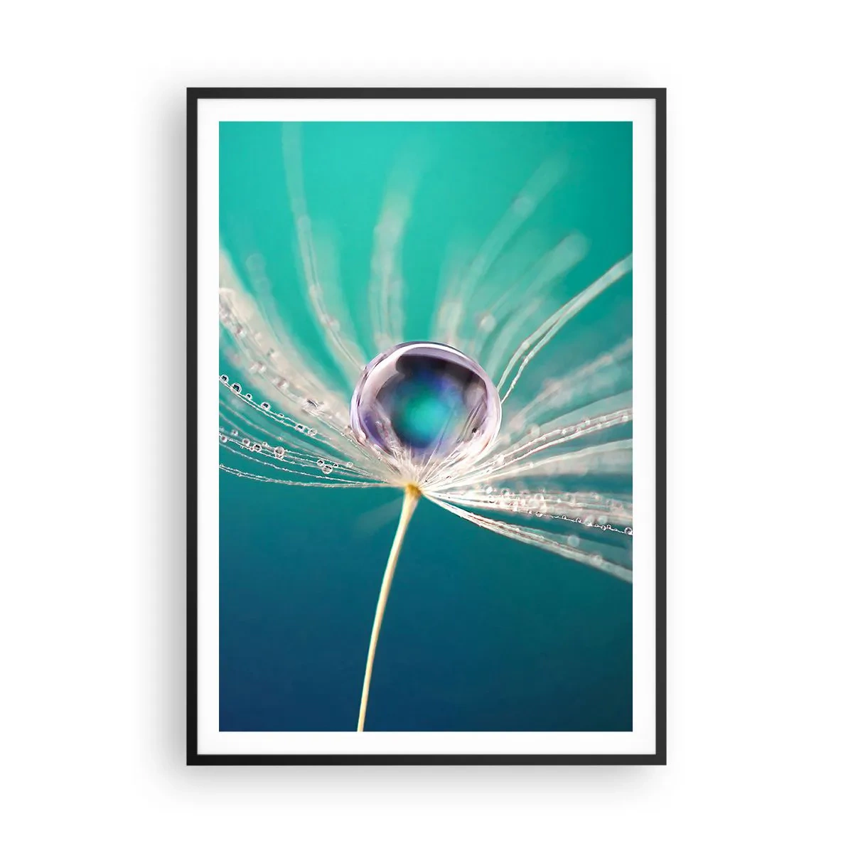 Poster in een zwarte lijst - Mystiek moment - 70x100 cm