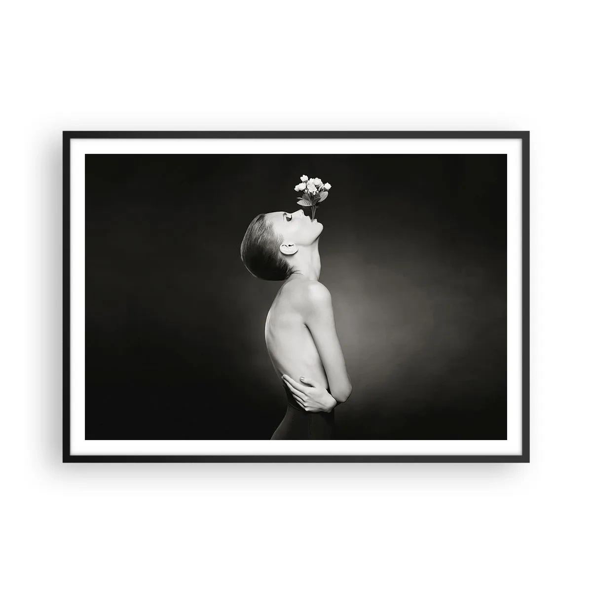 Poster in een zwarte lijst - Excentrieke elegantie - 100x70 cm