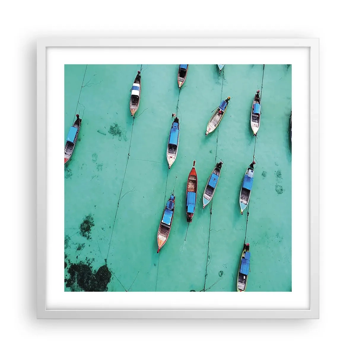 Poster in een witte lijst - In blijde verwachting - 50x50 cm