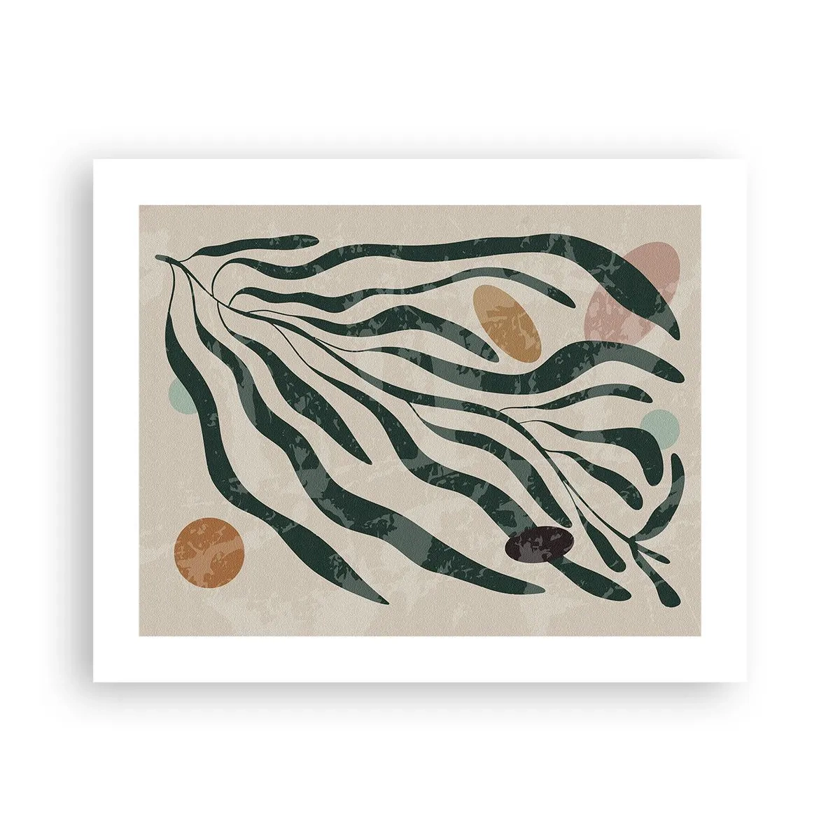 Poster - Tussen het groen - 50x40 cm