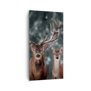 Schilderen op canvas - Heer van het bos met zijn vrouw - 65x120 cm