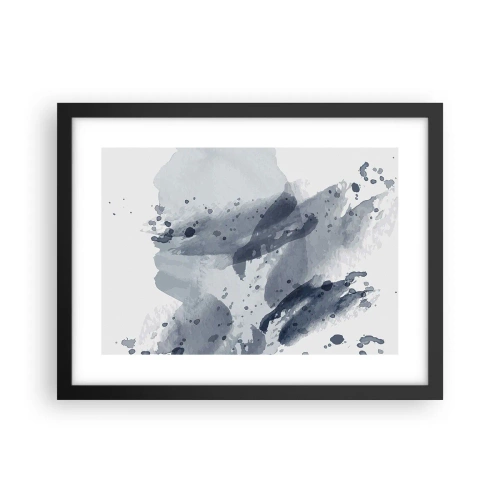 Poster in een zwarte lijst - Een onderzoek naar de aard van water - 40x30 cm