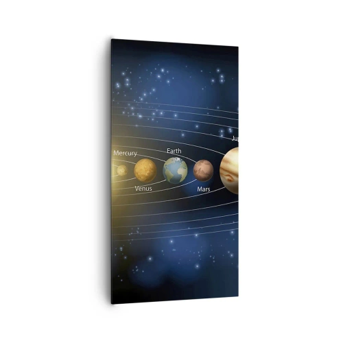 Schilderen op canvas - Een van de tien - 65x120 cm