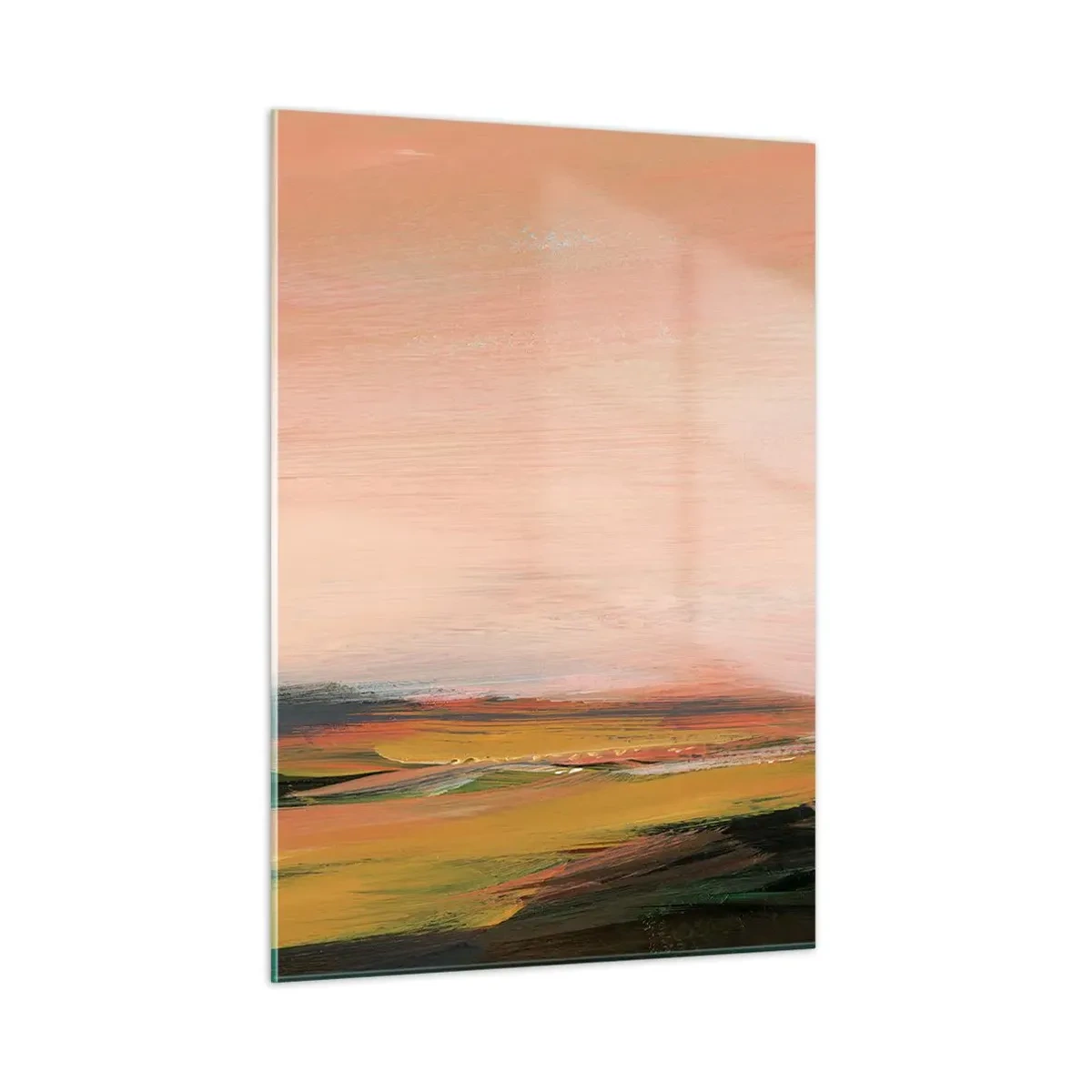 Schilderen op glas - In roze tinten - 50x70 cm
