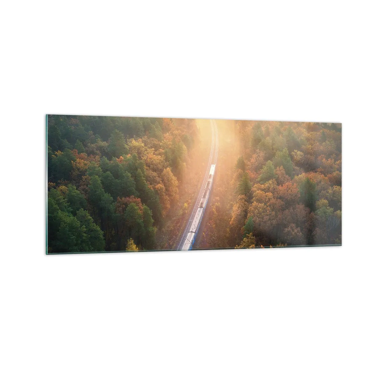 Schilderen op glas - Herfst reis - 100x40 cm