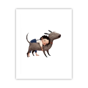 Poster - Beste vrienden - 40x50 cm