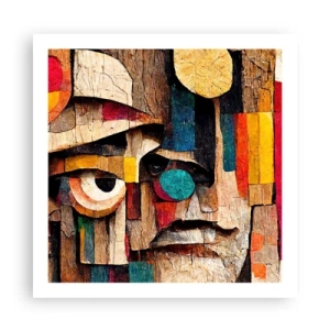 Poster - Ik zie je… - 60x60 cm
