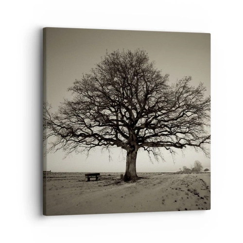 Schilderen op canvas - Van hier tot in de eeuwigheid - 30x30 cm