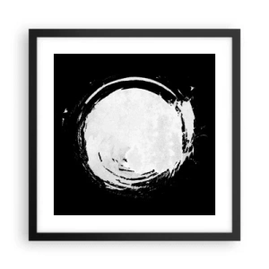 Poster in een zwarte lijst - Goede weg - 40x40 cm