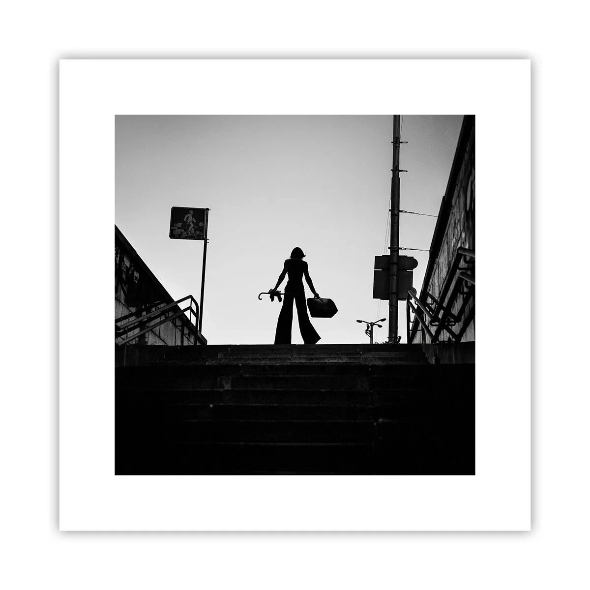 Poster - Stedelijk dwalen - 30x30 cm