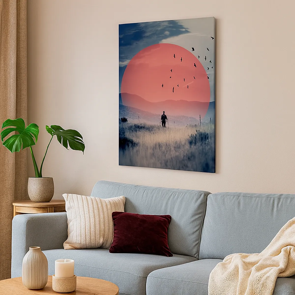 Schilderen op canvas - In hun elementen - 50x70 cm