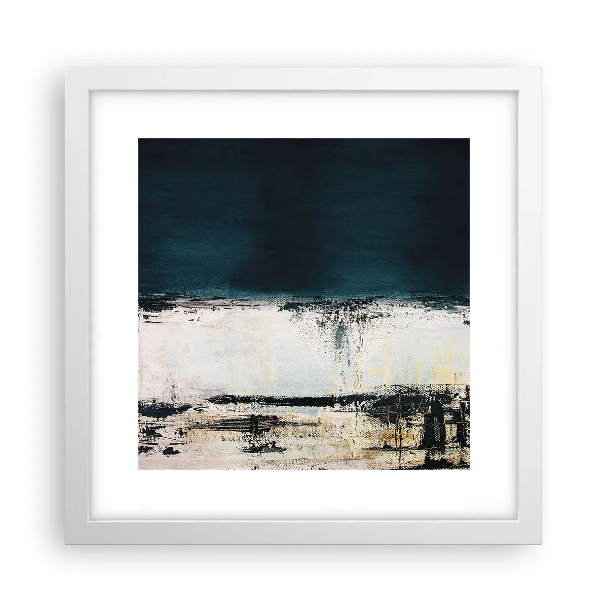 Poster in een witte lijst - Horizontale compositie - 30x30 cm
