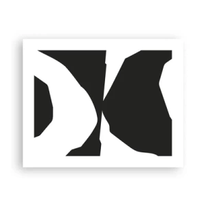 Poster - Positief – negatief - 50x40 cm