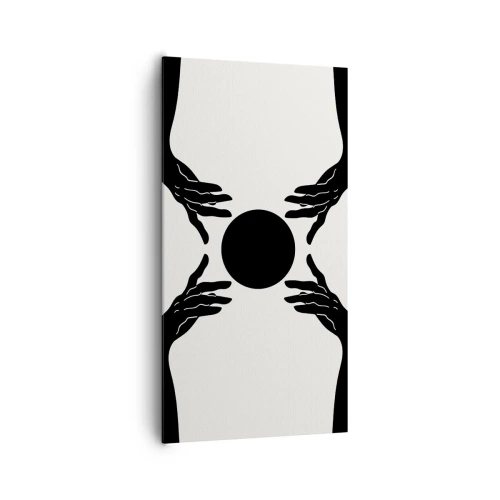 Schilderen op canvas - Geheim teken - 65x120 cm