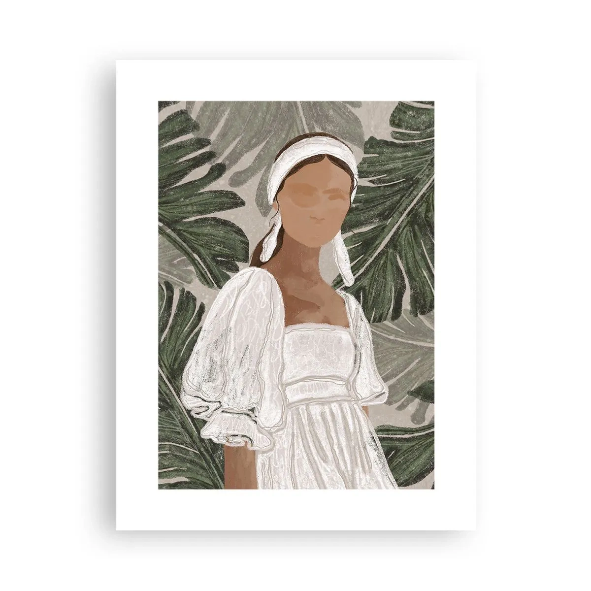 Poster - Exotisch portret - 30x40 cm