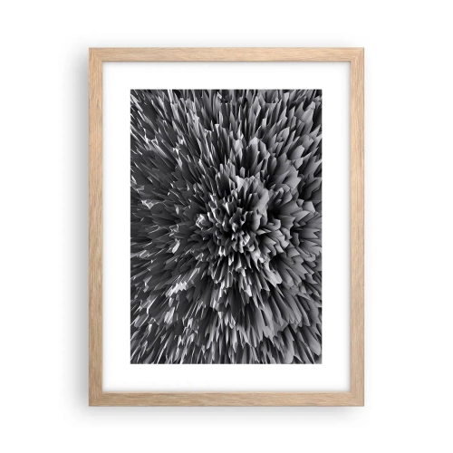 Een poster in een licht eiken lijst - Strikter kan het niet - 30x40 cm