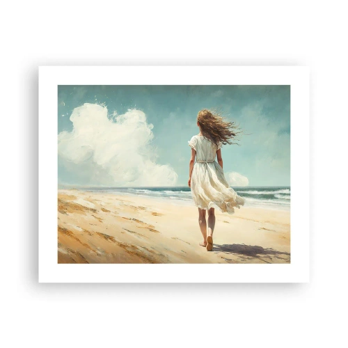 Poster - Om de zon en de wind te ontmoeten - 50x40 cm