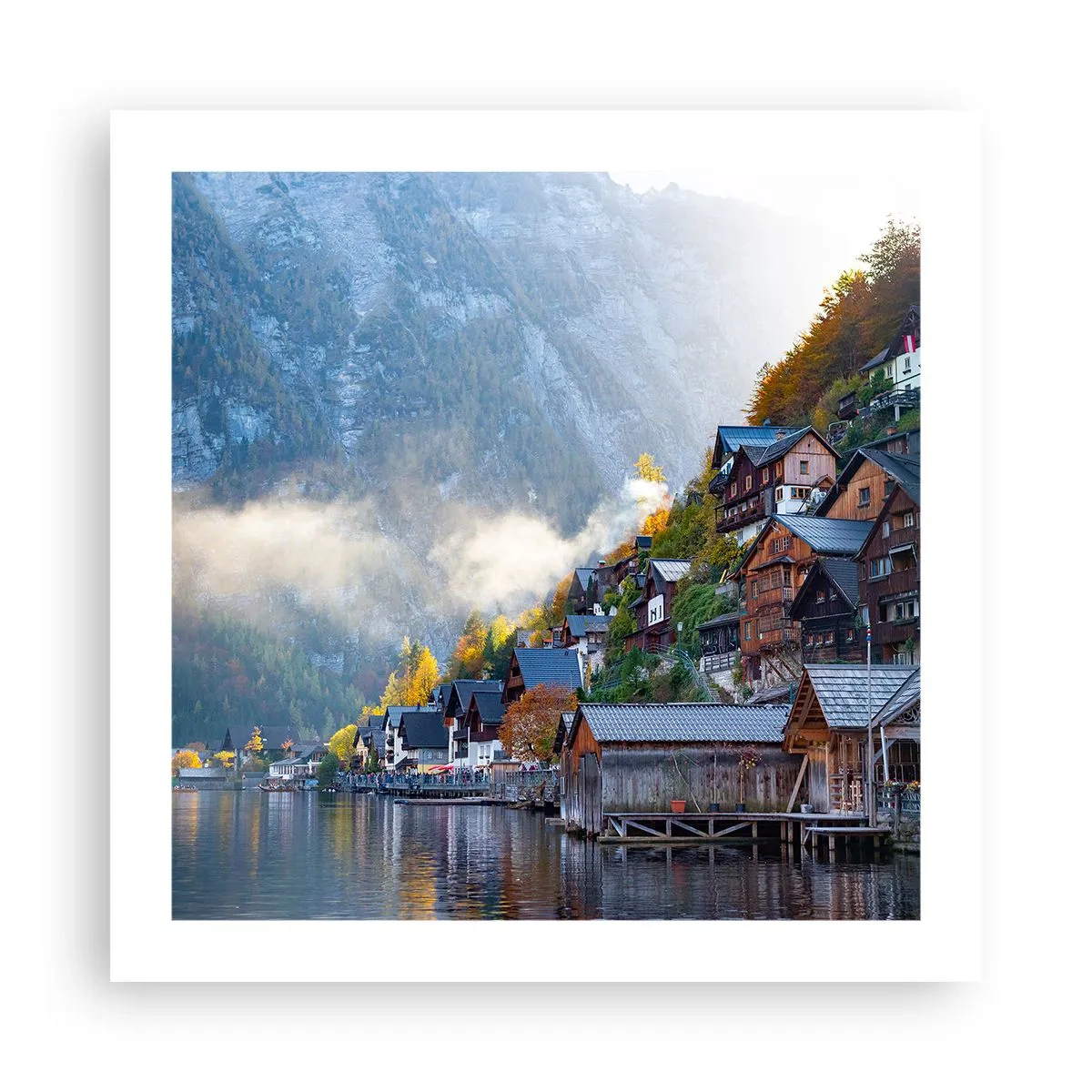 Poster - Alpine sfeer - 50x50 cm