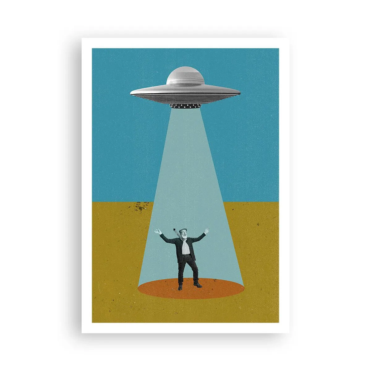 Poster - Een nauwe ontmoeting - 70x100 cm