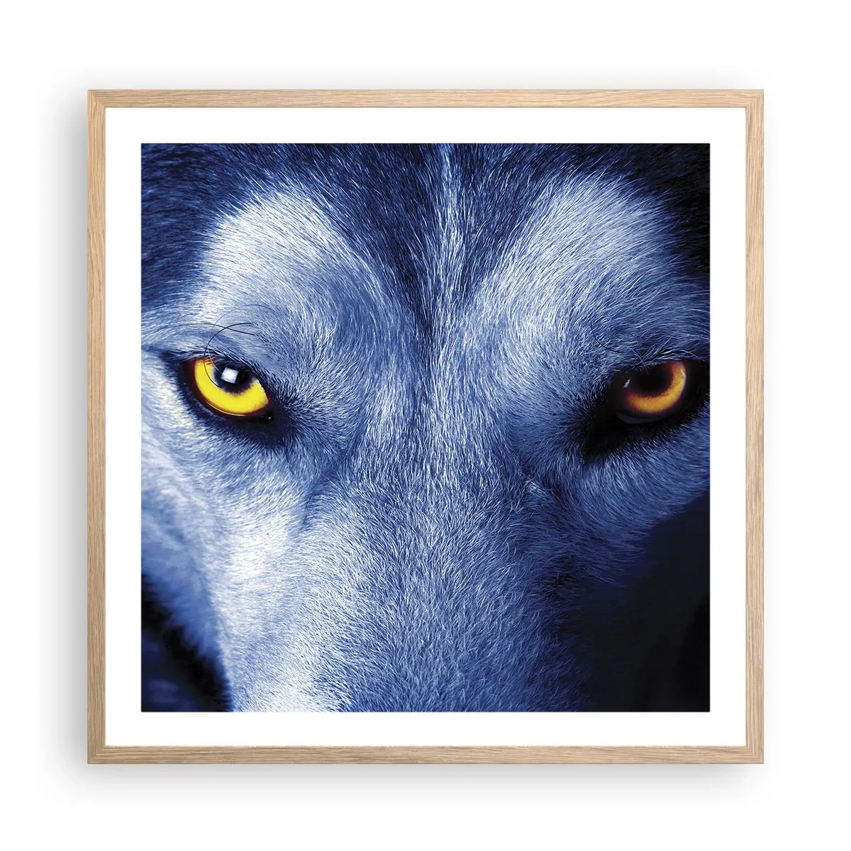 Een poster in een licht eiken lijst - Betoverende look - 60x60 cm